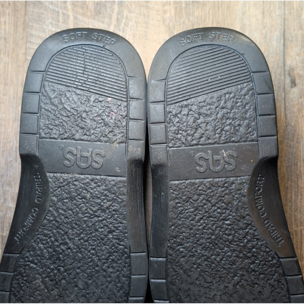 SAS Bout Time Men's Size 11 WW Black Comfort Leather Walking Shoes Sneakers - Picture 14 of 14